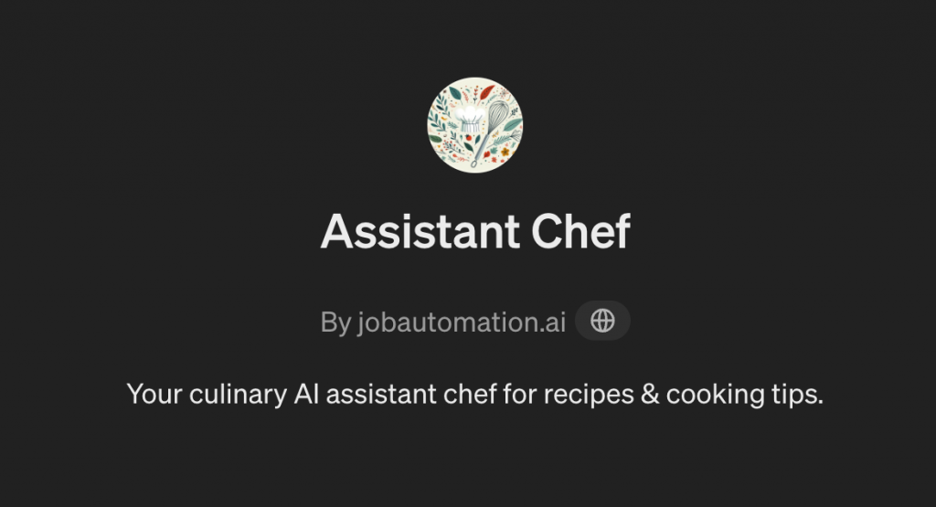 Assistant Chef