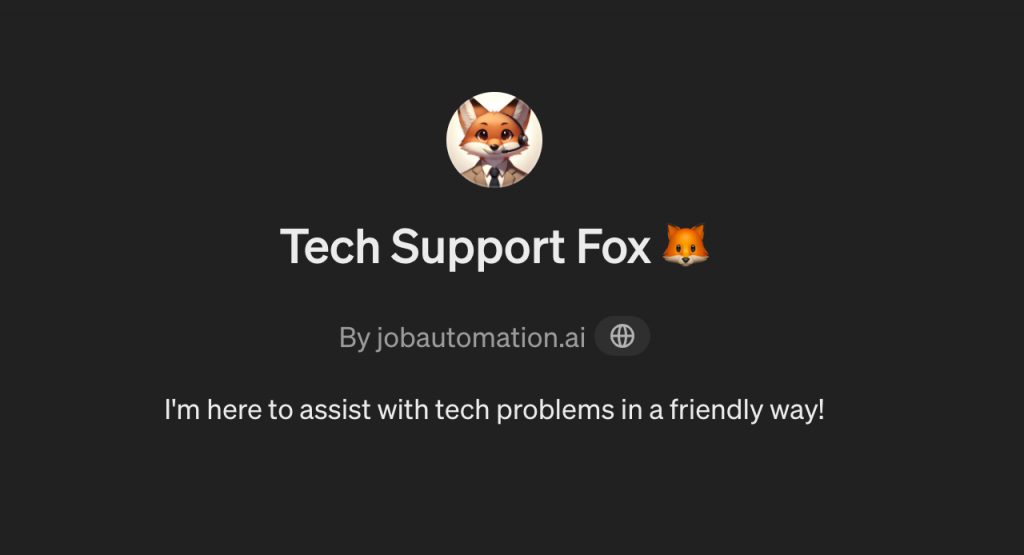 Tech Support Fox